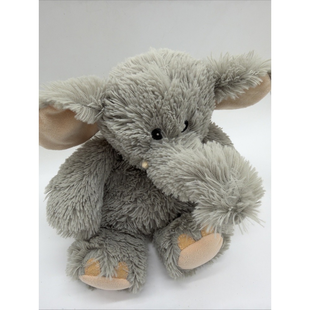 Warmies Gray Elephant 12" Plush Lavender Scented Microwavable Weighted